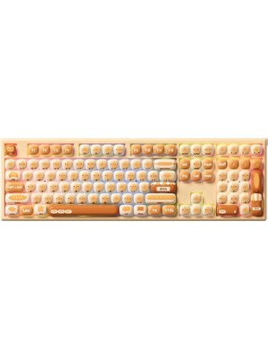 Akko Monsgeek MG108B Bun Wonderland Rgb Kablosuz Hotswap Mekanik Gaming Klavye