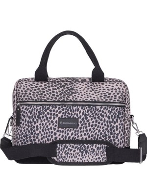 BloominBag Leopard Cita Noir 13-14" Laptop ve Macbook Çantası