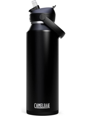 Camelbak Thrive Flip Siyah Çelik Pipetli Termos 1.2 Lt