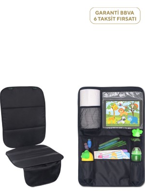 Been Araç Koltuğu Koruyucu + Tablet ve Telefon Tutacaklı Organizer Set