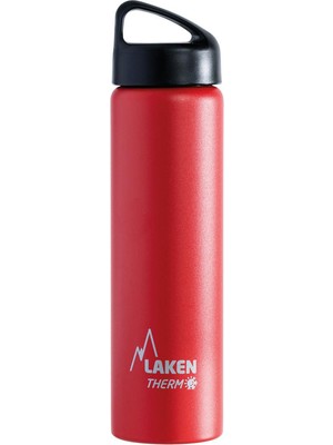 Laken Klasik Kırmızı Şişe Termos 1 Lt