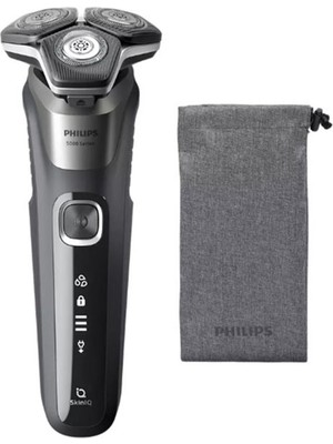 Philips Shaver Serisi 5000 S5887/10 Üç Başlı Islak & Kuru Tıraş Makinesi