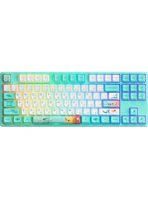 Akko 5087S Qmk Monet’s Pond Tkl Rgb Hotswap Mekanik Gaming Klavye