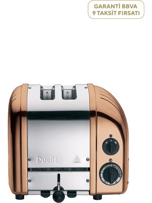Dualit Classic Seri Bakır Rengi 2 Dilimli Buz Çözme Özellikli Ekmek Kızartma Makinesi