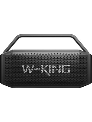 W-King D9-1 Boombox Ipx6 Kablosuz Stereo Tws Ses Bombası Siyah Bluetooth Hoparlör