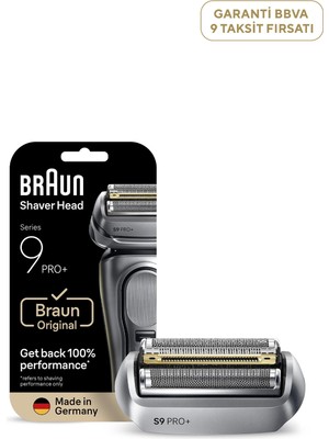 Braun Series 9 Pro+ Elektrikli Tıraş Makinesi Yedek Başlığı, 96M
