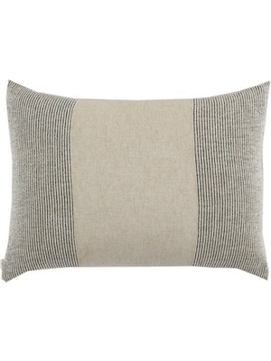 Buldan's Korfu Siyah Detaylı Yastık Kılıfı 35X55 cm