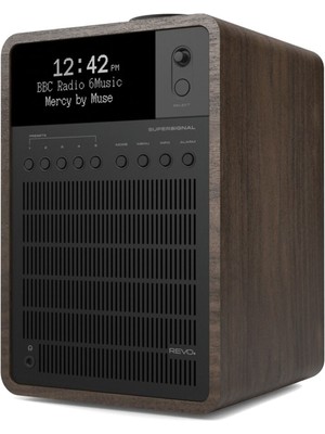 Revo Supersignal Ceviz Siyah Radyo