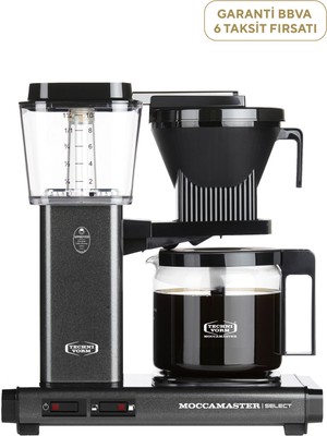 Moccamaster Kbg Select Cam Potlu Taş Grisi Filtre Kahve Makinesi