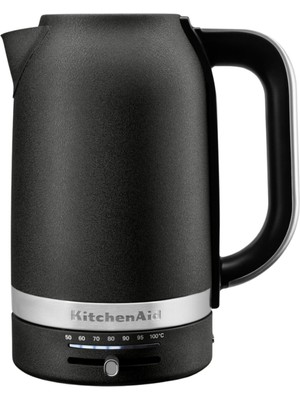 KitchenAid 5KEK1701 Cast Iron Black Değişken Sıcaklıklı Su Isıtıcısı Kettle 1,7 Lt