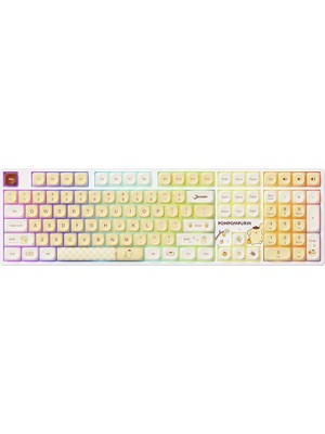 Akko Pompompurin 5108B Plus Rgb Kablosuz Hotswap Mekanik Sarı Gaming Klavye