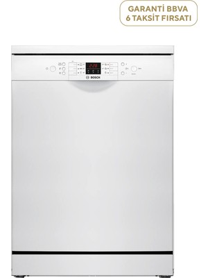 Bosch SMS26DW00T Serie 2 Beyaz 6 Programlı Bulaşık Makinesi