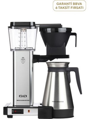 Moccamaster Kbgt 741  Termoslu Parlak Gümüş Filtre Kahve Makinesi