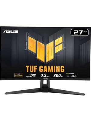 Asus Tuf 27'' 300Hz 0.3ms 2k Qhd Adaptive Sync Fast IPS Gaming Monitör VG27AQM5A