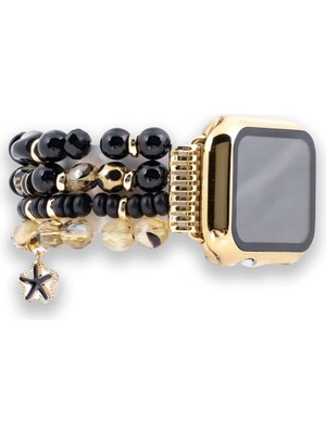 Gwelry Gloria Stretchy 38/41 mm Apple Watch Uyumlu Kadın Akıllı Saat Kordon