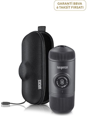 Wacaco Nanopresso Gri Taşınabilir Espresso Makinesi