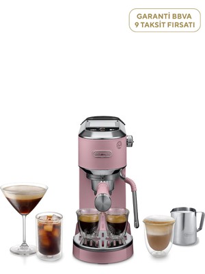 DeLonghi Dedica Duo Manuelk 1.1l 15 Bar Basınç Gücü Süt Köpürtücülü Isıtma Sistemli Espresso Makinesi EC890.PK