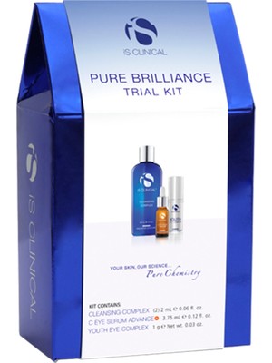Is Clinical Pure Brilliance Trial Kit Yaşlanma Karşıtı 4'lü Göz Çevresi Cilt Bakım Seti