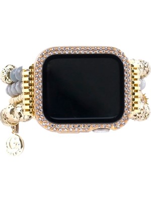 Gwelry Nonna Stretchy 38/41 mm Apple Watch Uyumlu Kadın Akıllı Saat Kordon