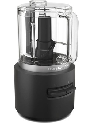 KitchenAid Go Siyah Kablosuz Serisi Bataryasız Mini Mutfak Robotu