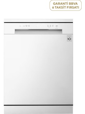 LG DFC612FWE Quadwash™ Beyaz Bulaşık Makinesi