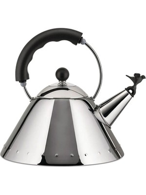 Alessi Silver Kuş Detaylı Demlik