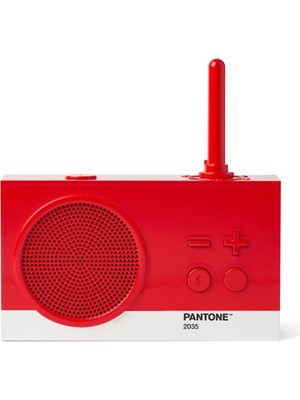 Lexon x Pantone Tykho 3 Kırmızı Bluetooth Hoparlör ve Radyo