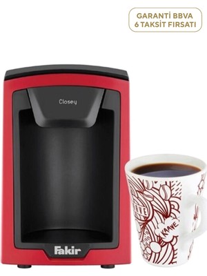 Fakir Closey Kırmızı Filtre Kahve Makinesi