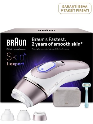Braun Skin I·expert Ipl Lazer Epilasyon Aleti + Çanta + Gillette Venus ve 3 Başlık PL7321