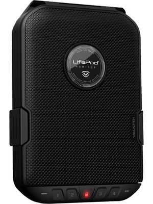 Vaultek Lifepod 2.0 9's Siyah Seyahat Humidor Puro Kutusu