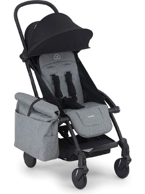 Bumprider Grey Black Bebek Arabası Yan Bakım Çantası