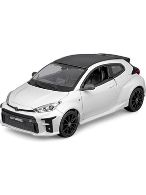 Maisto 2021 Toyota gr Yaris 1:24 Beyaz Model Araba 32909