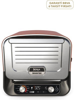 Ninja Woodfire Artisan Pizza Maker ve Bbq Smoker Outdoor Elektrikli Fırın