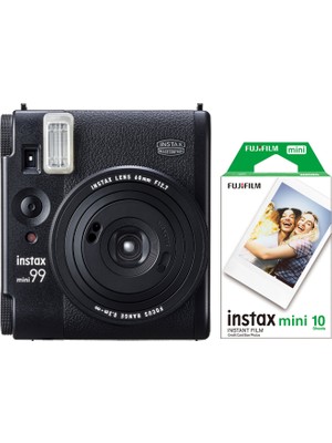 Fujifilm Instax Mini 99 Siyah Fotoğraf Makinesi + 10'lu Film
