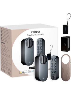 Aqara EL-D02D-B  Apple Home Matter Destekli Akıllı Kapı Kilidi