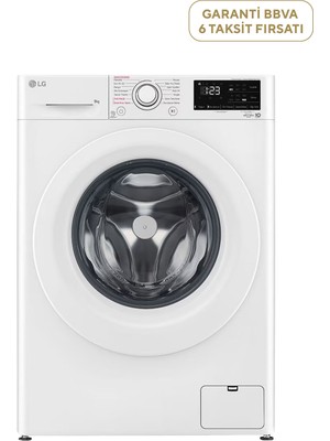 LG F4V3VYW3WE.ABWPLTK Beyaz Çamaşır Makinesi 9 kg