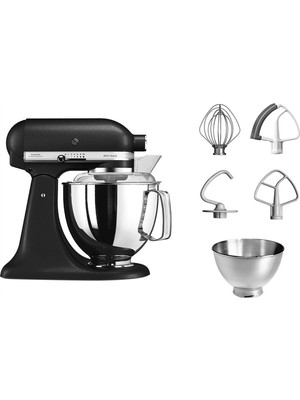 KitchenAid Artisan 5KSM175PS Cast Iron Black Stand Mikser 4,8 Lt