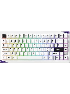 Akko Mineral 01 Vıa Stellar Rose Switch Hotswap Rgb Kablosuz Ingilizce Gaming Klavye