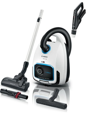 Bosch BGB6SIL1 Serie 6 Prosilence Beyaz Toz Torbalı Süpürge