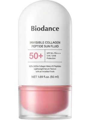 Biodance Invisible Collagen Peptide SPF50+ Güneş Koruyucu Fluid 50 ml