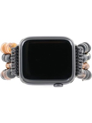 Gwelry Coconut Stretchy 38-42 mm Apple Watch Uyumlu Erkek Akıllı Saat Kordon