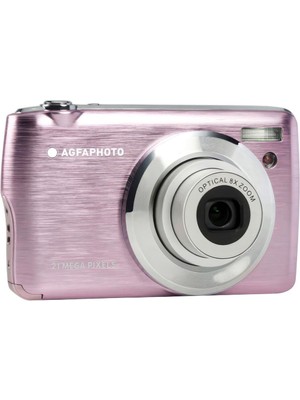 AgfaPhoto Realishot DC8200 Pembe Fotoğraf Makinesi +16 GB Sd