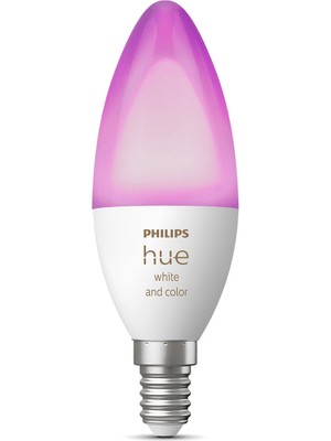 Philips Hue B39 E14 Bluetooth Özellikli Renkli Akıllı Ampul