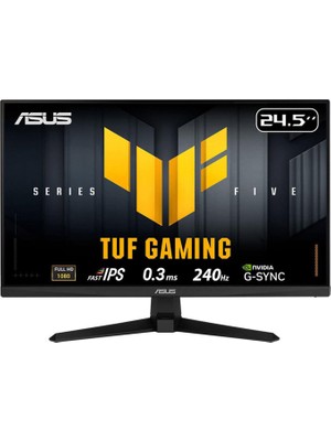 Asus Tuf 24.5'' 240Hz 0.3ms Fhd Adaptive Sync Fast IPS Gaming Monitör VG259QM5A