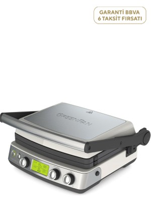 Greenpan Elite Thermolon Krem Seramik Yüzeyli Grill Tost Makinesi