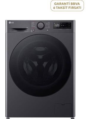 LG F4Y5EYWYJ.AMBPLTK Siyah Çamaşır Makinesi 11 kg