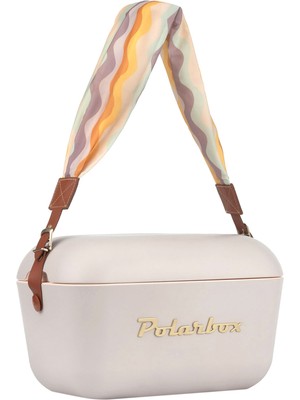 Polarbox Prinkstyle Ondas Classic Perla Gold Pamuk ve Deri Kayışlı Soğuk ve Sıcak Tutucu Thermo Box 12 Lt