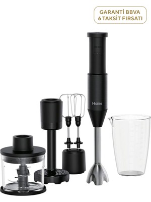 Haier HHB5B5/1 011 Siyah El Blender Seti