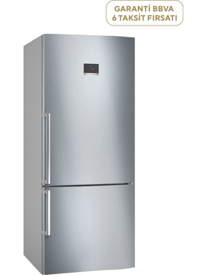 Bosch KGN76CIE0N Serie 6 Inox Alttan Donduruculu Nofrost Buzdolabı 526 Lt