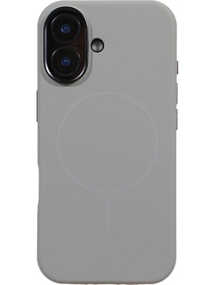Deercase Kamera Korumalı Darbelere Dayanıklı Premium iPhone 17 Magsafe Uyumlu Gri Telefon Kılıfı